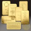 Más nemzetközi gyártó (C.Hafner, Heimerle, Heraeus stb.) aranyrúd, 20 gramm