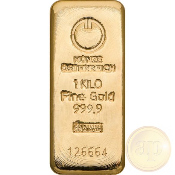 Argor Heraeus, Münze Österreich aranyrúd, 1000 gramm