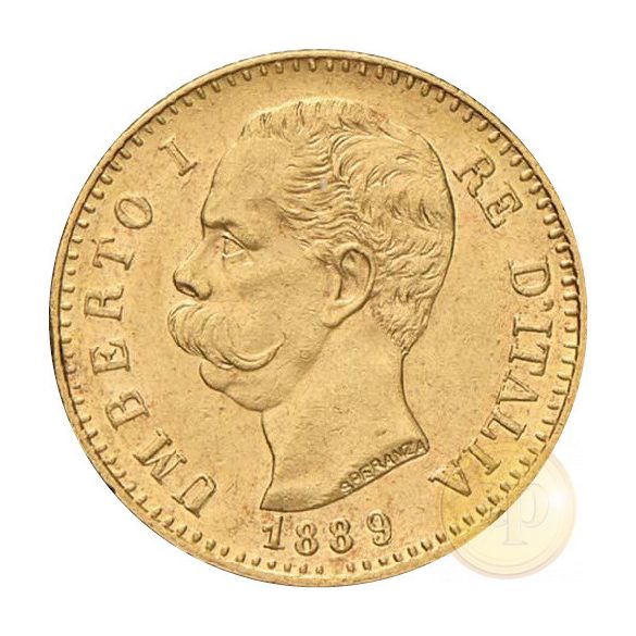 Olaszország - 20 líra, I. Umberto, 1879-1897