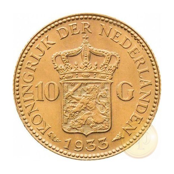 Hollandia - 10 gulden, Wilhelmina, 1911-1933